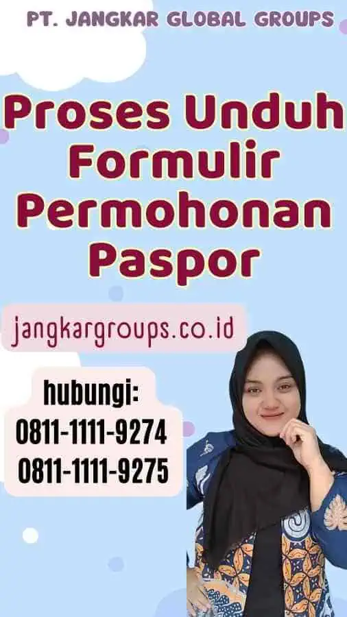 Proses Unduh Formulir Permohonan Paspor