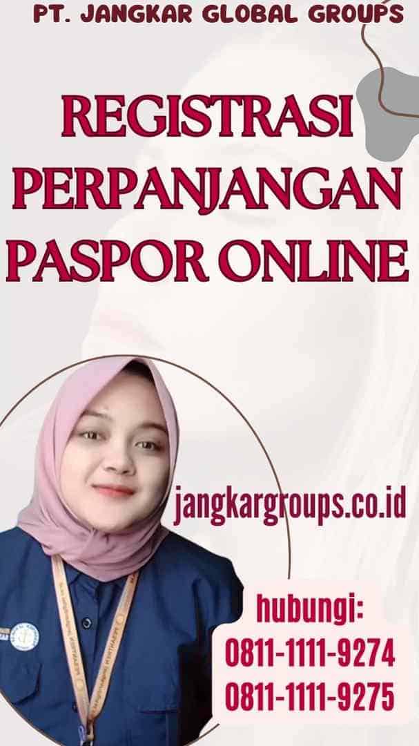 Registrasi Perpanjangan Paspor Online