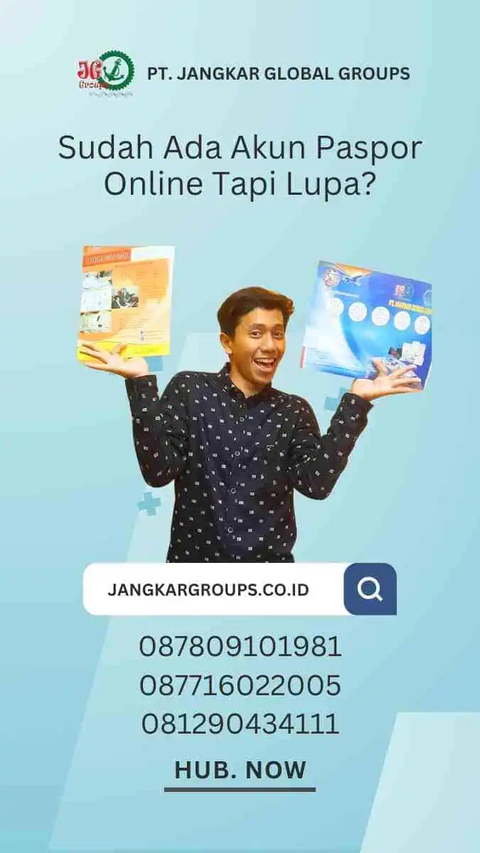 Sudah Ada Akun Paspor Online Tapi Lupa?