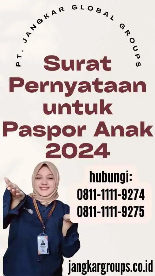 Surat Pernyataan untuk Paspor Anak 2024