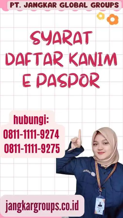 Syarat Daftar Kanim E Paspor