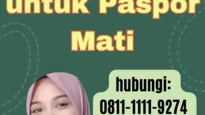 Syarat Perpanjang untuk Paspor Mati