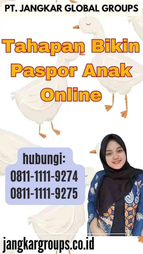 Tahapan Bikin Paspor Anak Online