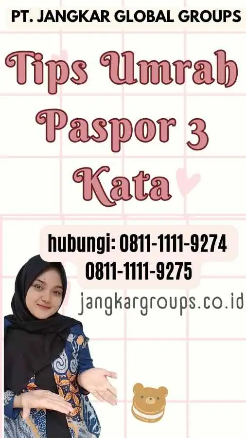 Tips Umrah Paspor 3 Kata