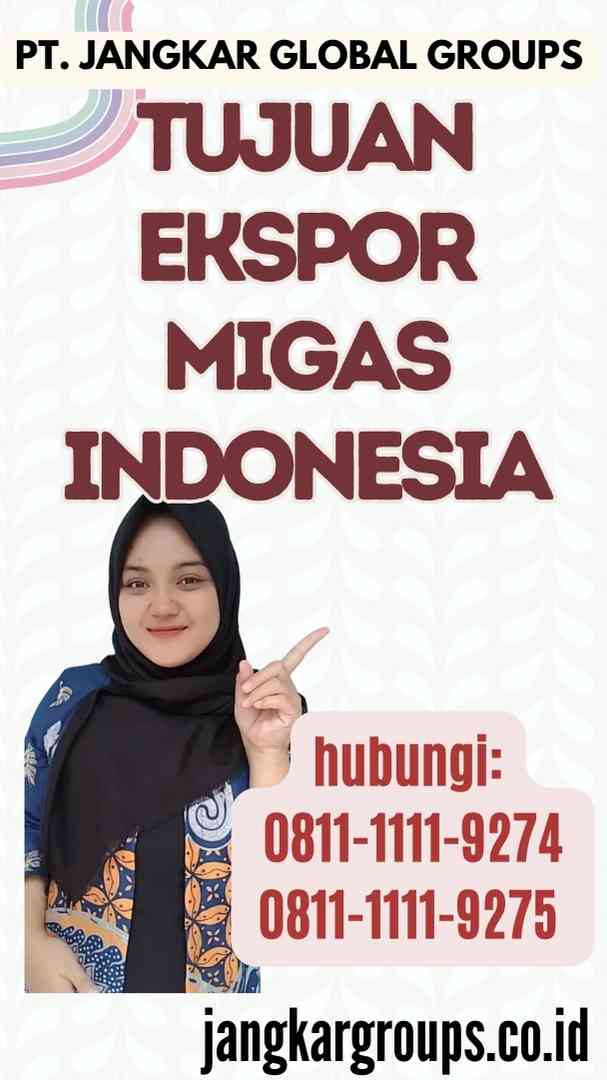 Tujuan Ekspor Migas Indonesia