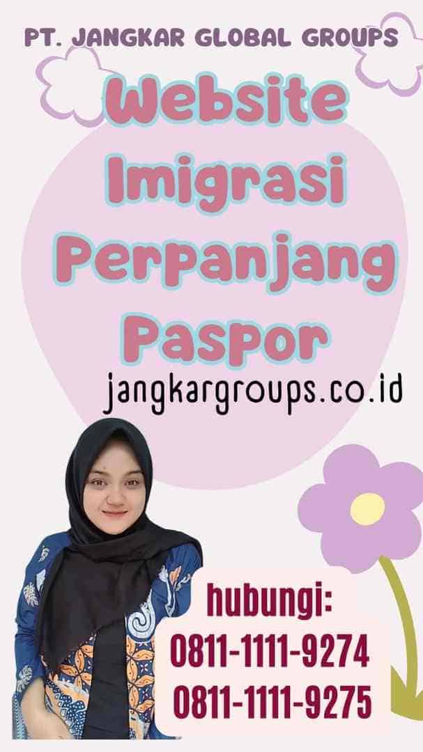 Website Imigrasi Perpanjang Paspor