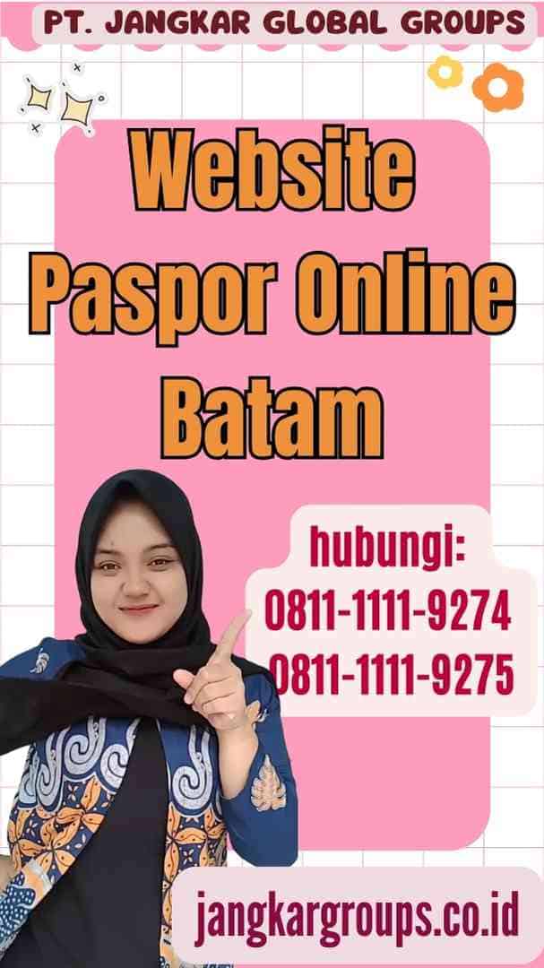 Website Paspor Online Batam