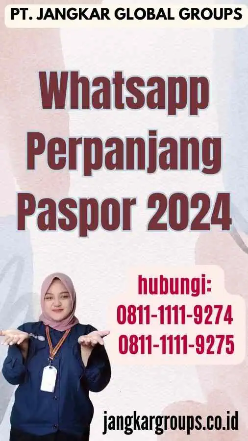 Whatsapp Perpanjang Paspor 2024