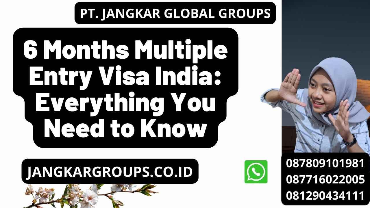 6 Months Multiple Entry Visa India: Everything You Need to Know