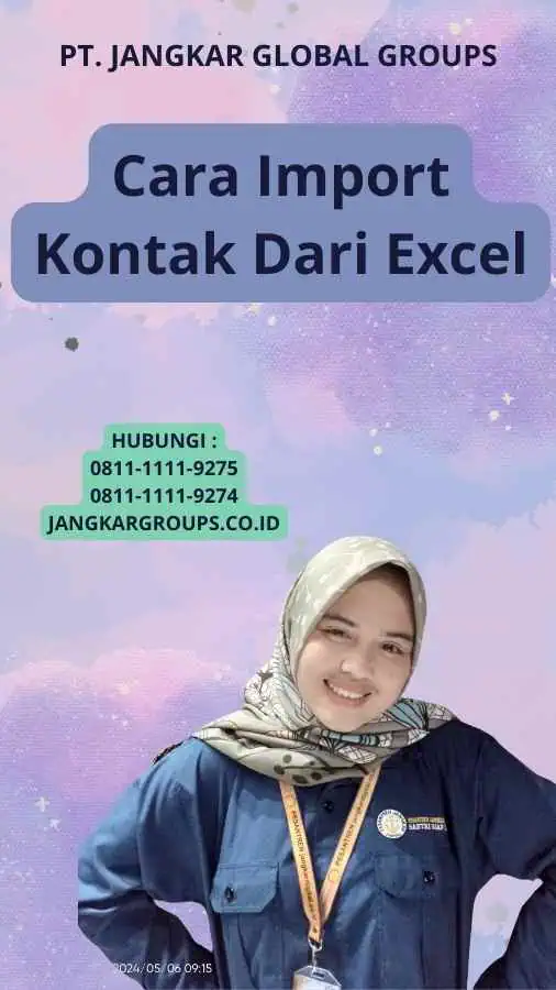 Cara Import Kontak Dari Excel