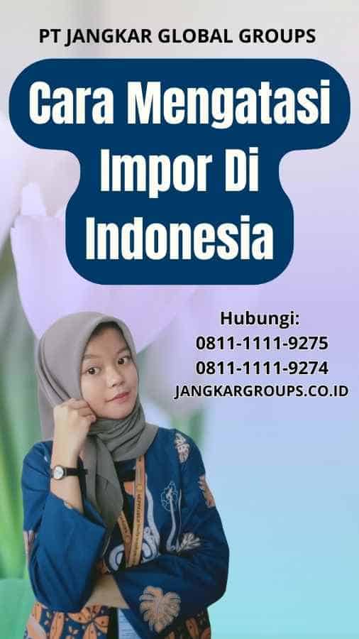 Cara Mengatasi Impor Di Indonesia