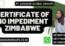 Certificate of No Impediment Zimbabwe