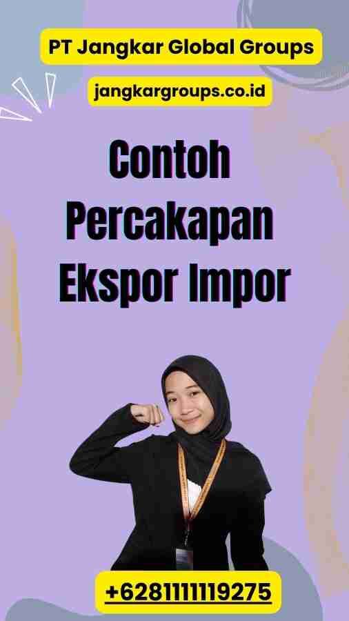 Contoh Percakapan Ekspor Impor