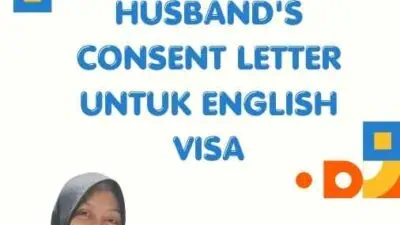 Husband's Consent Letter untuk English Visa