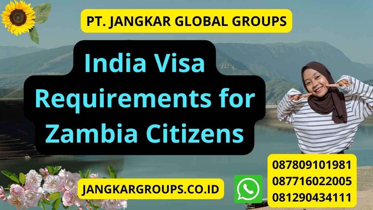 India Visa Requirements for Zambia Citizens