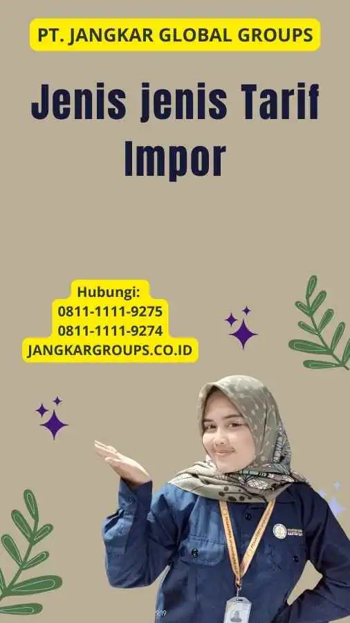 Jenis jenis Tarif Impor