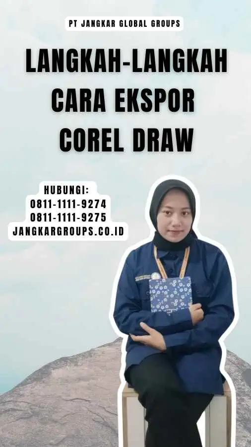 Langkah-langkah Cara Ekspor Corel Draw