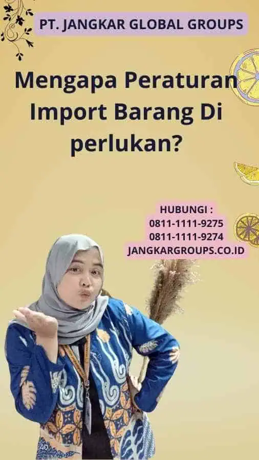 Mengapa Peraturan Import Barang Di perlukan?