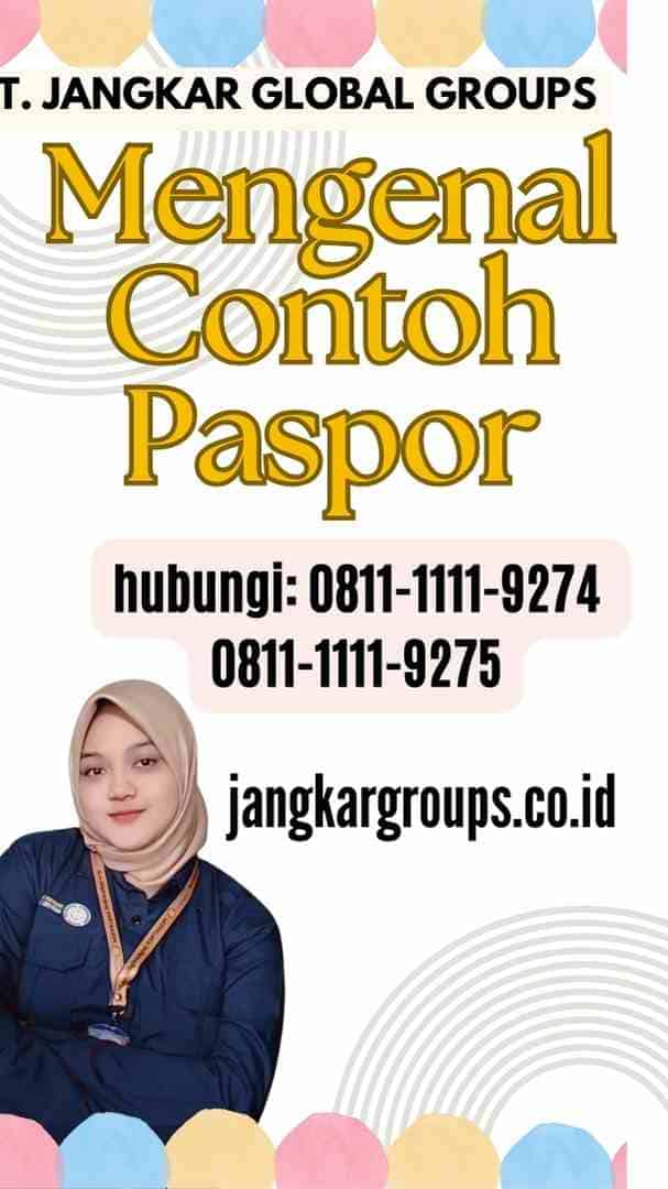 Mengenal Contoh Paspor