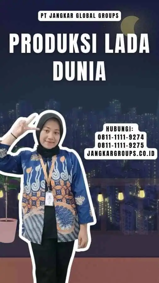 Produksi Lada Dunia