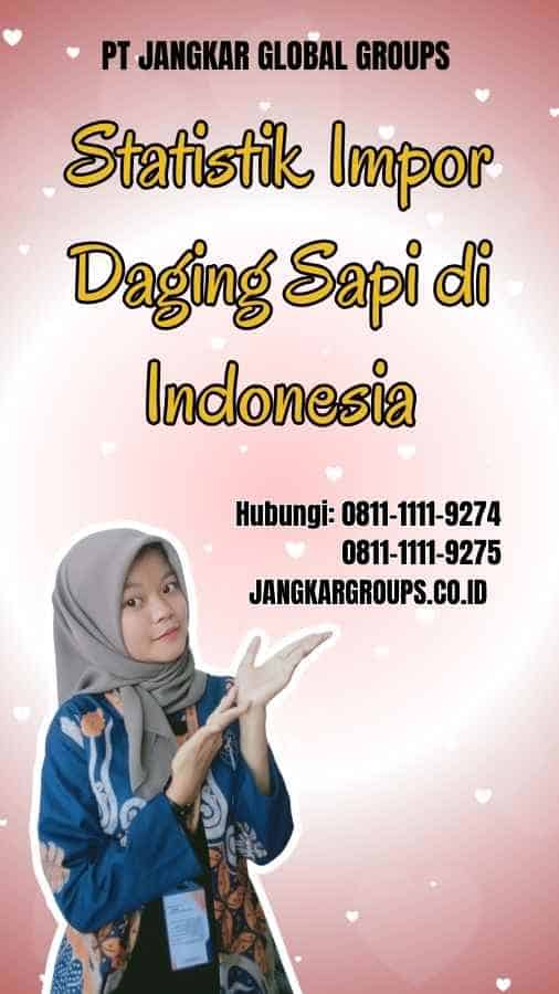 Statistik Impor Daging Sapi di Indonesia