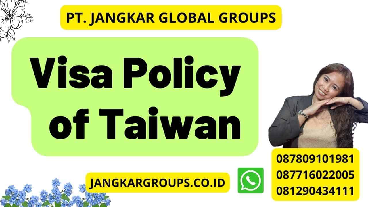 Visa Policy of Taiwan