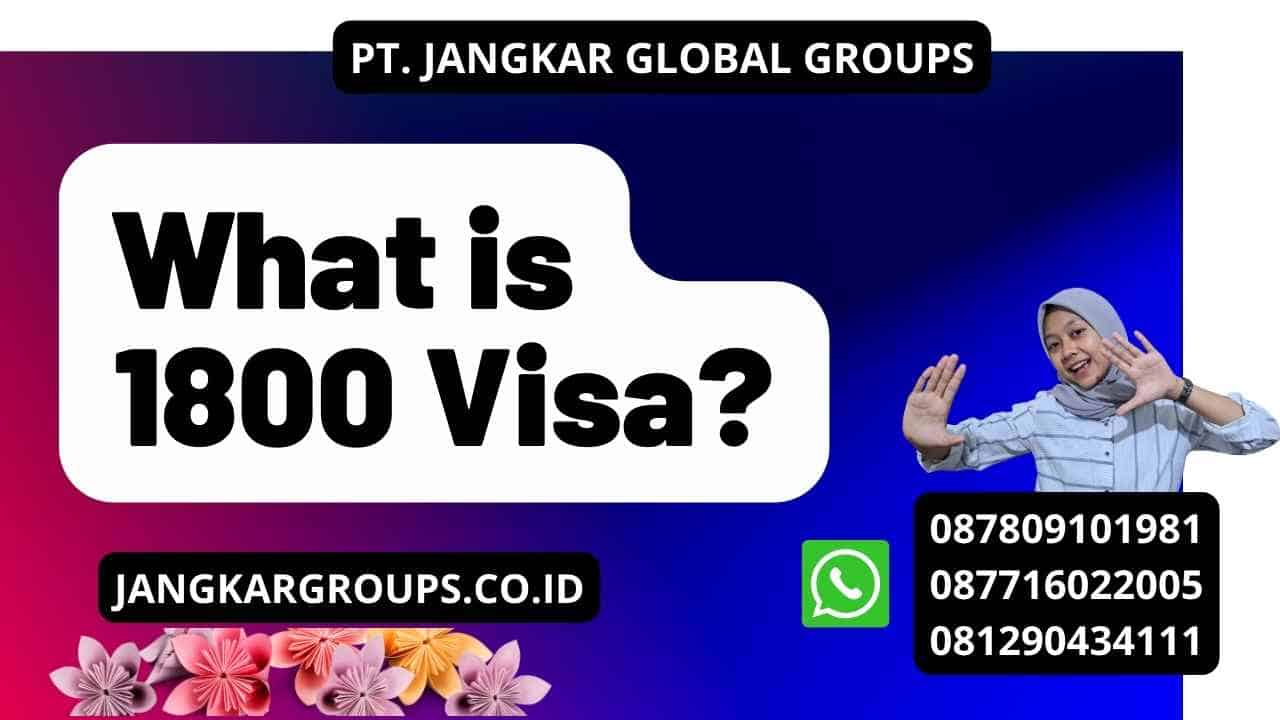 What is 1800 Visa?