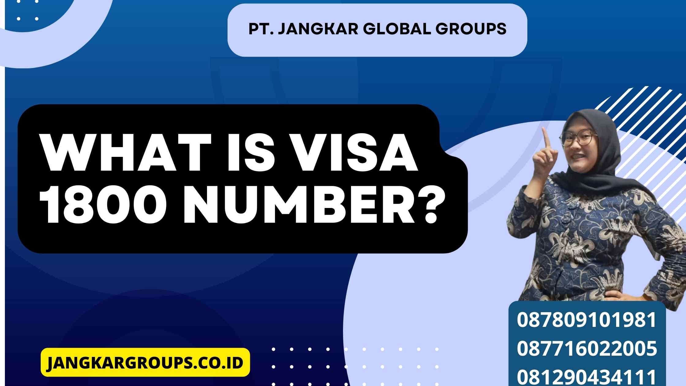 What is Visa 1800 Number?