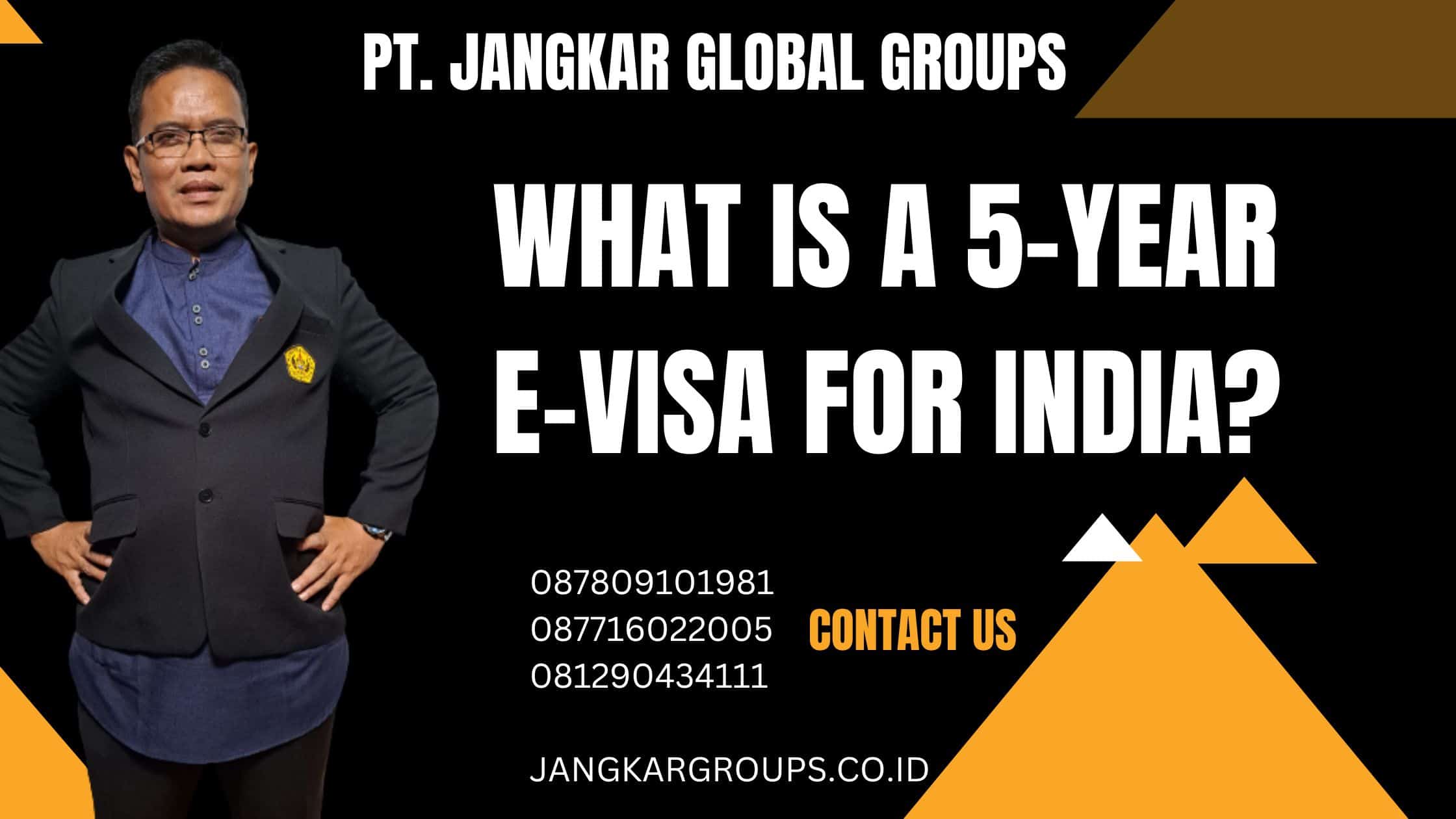 What is a 5-year e-visa for India?