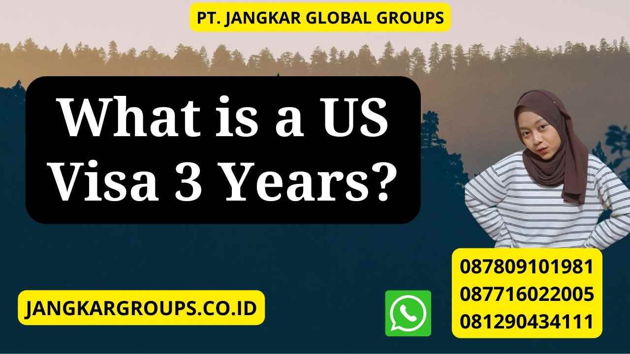 What is a US Visa 3 Years?