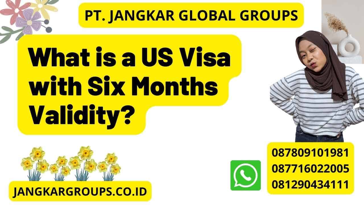 What is a US Visa with Six Months Validity?