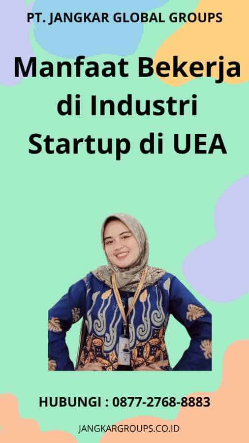 Manfaat Bekerja di Industri Startup di UEA