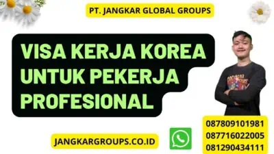 Visa Kerja Korea Untuk Pekerja Profesional