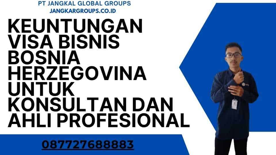 Keuntungan Visa Bisnis Bosnia Herzegovina Untuk Konsultan Dan Ahli Profesional