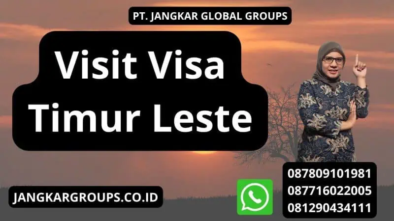 Visit Visa Timur Leste