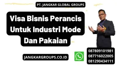 Visa Bisnis Perancis Untuk Industri Mode Dan Pakaian