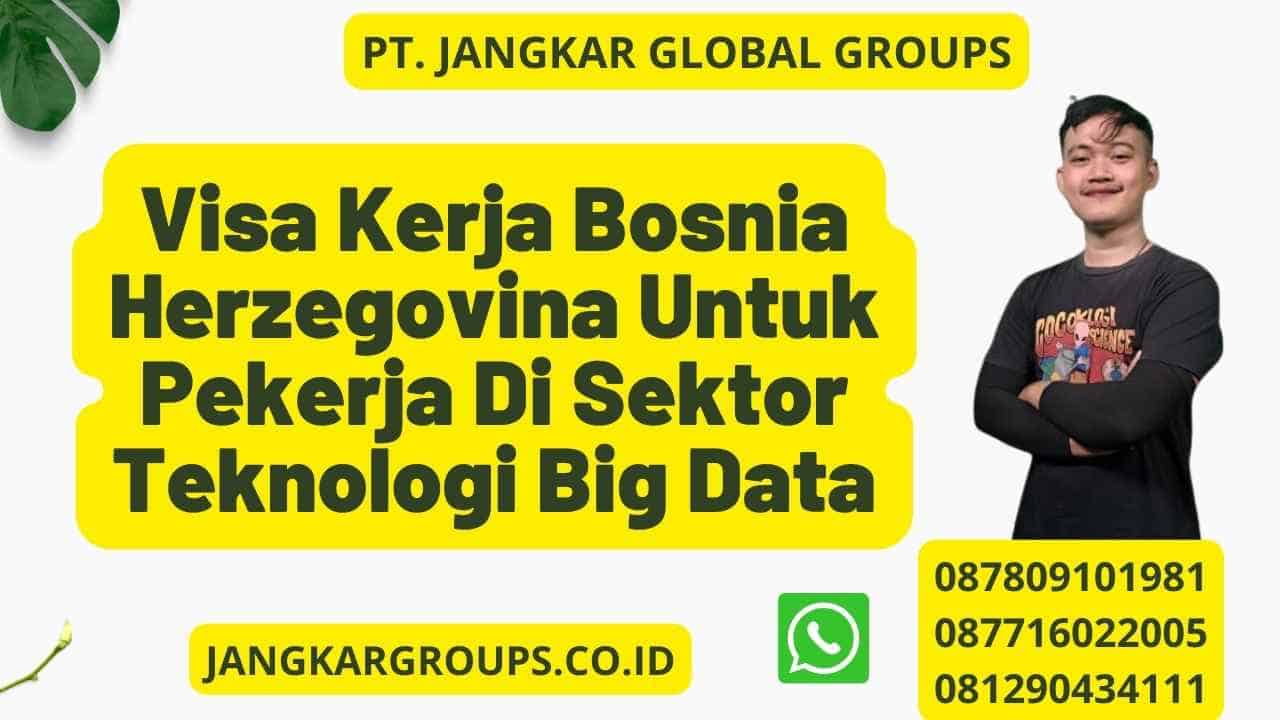 Visa Kerja Bosnia Herzegovina Untuk Pekerja Di Sektor Teknologi Big Data