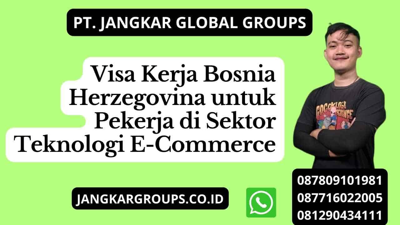 Visa Kerja Bosnia Herzegovina untuk Pekerja di Sektor Teknologi E-Commerce