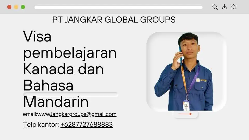 Visa pembelajaran Kanada dan Bahasa Mandarin