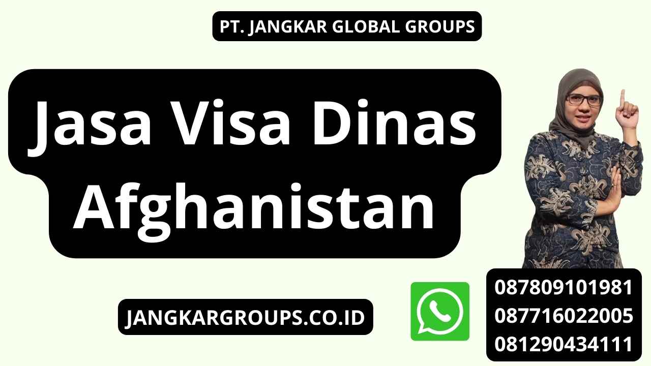 Jasa Visa Dinas Afghanistan