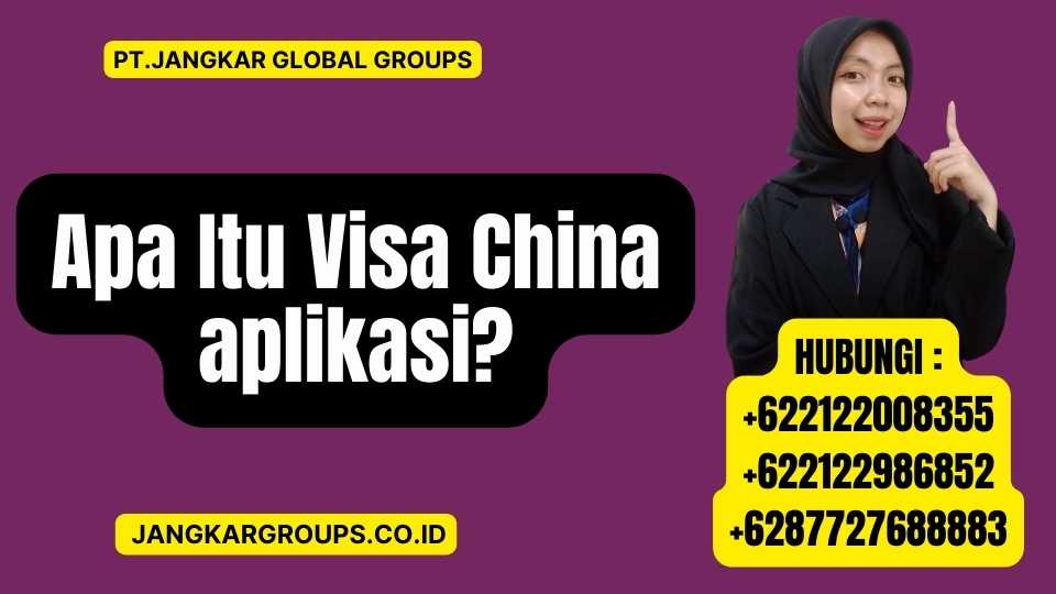 Apa Itu Visa China aplikasi