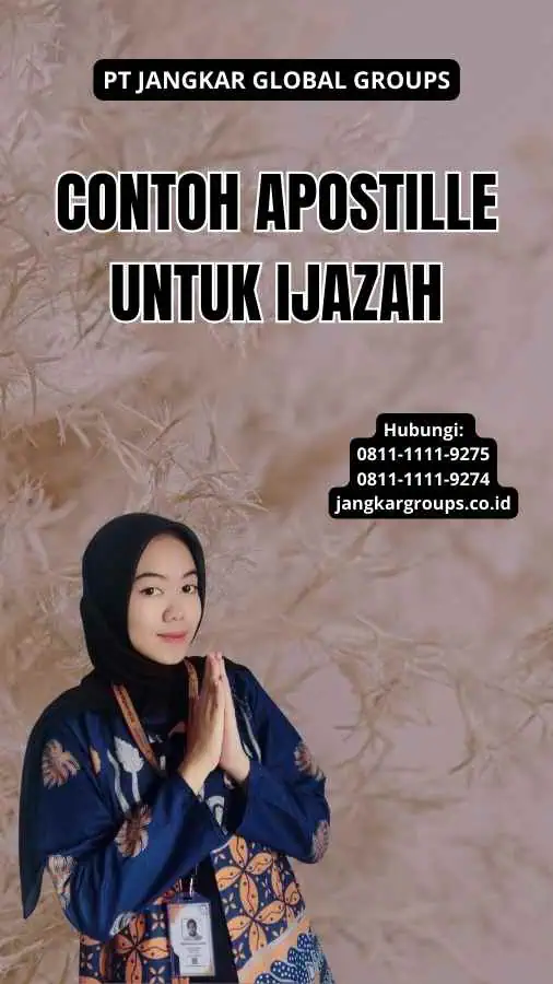 Contoh Apostille Untuk Ijazah