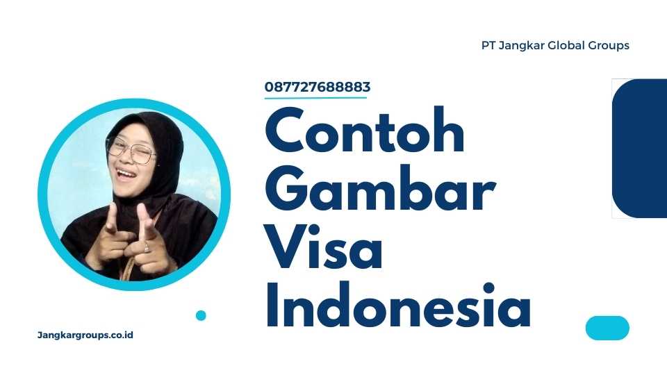 Contoh Gambar Visa Indonesia