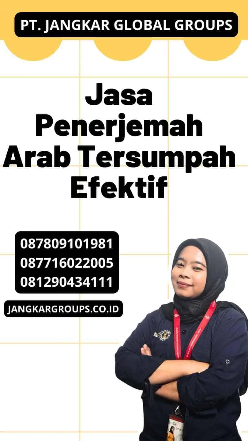 Jasa Penerjemah Arab Tersumpah Efektif