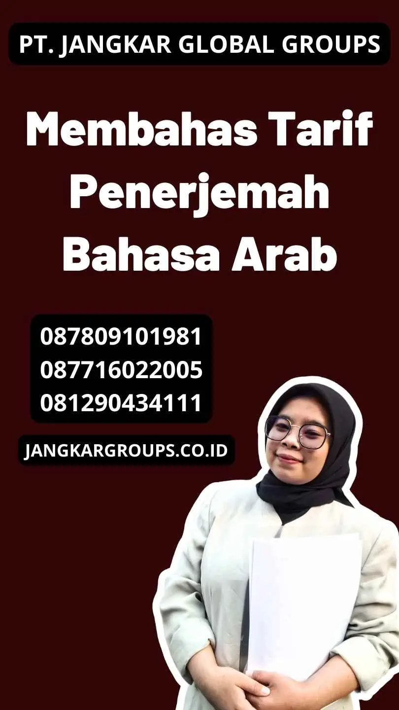 Membahas Tarif Penerjemah Bahasa Arab