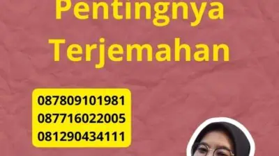 Tersumpah Ijazah Bahasa Rusia: Pentingnya Terjemahan