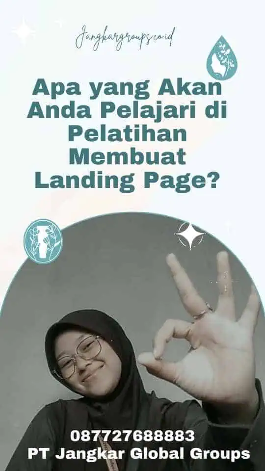 Apa yang Akan Anda Pelajari di Pelatihan Membuat Landing Page?