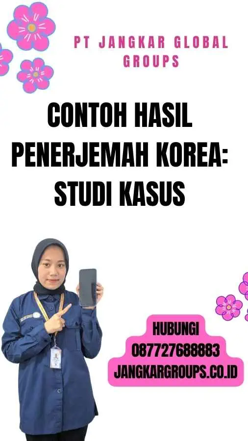 Contoh Hasil Penerjemah Korea Studi Kasus