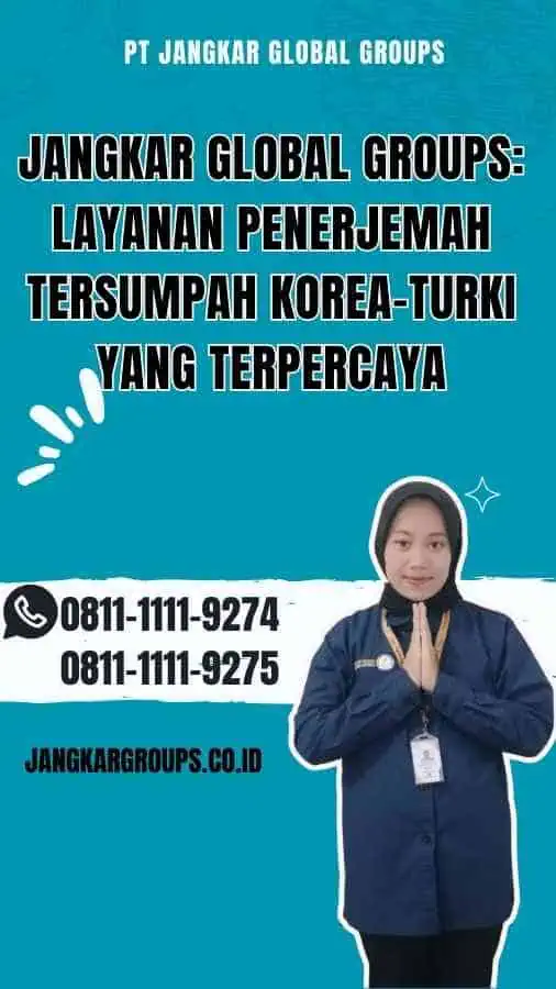 Jangkar Global Groups Layanan penerjemah tersumpah korea-turki yang Terpercaya