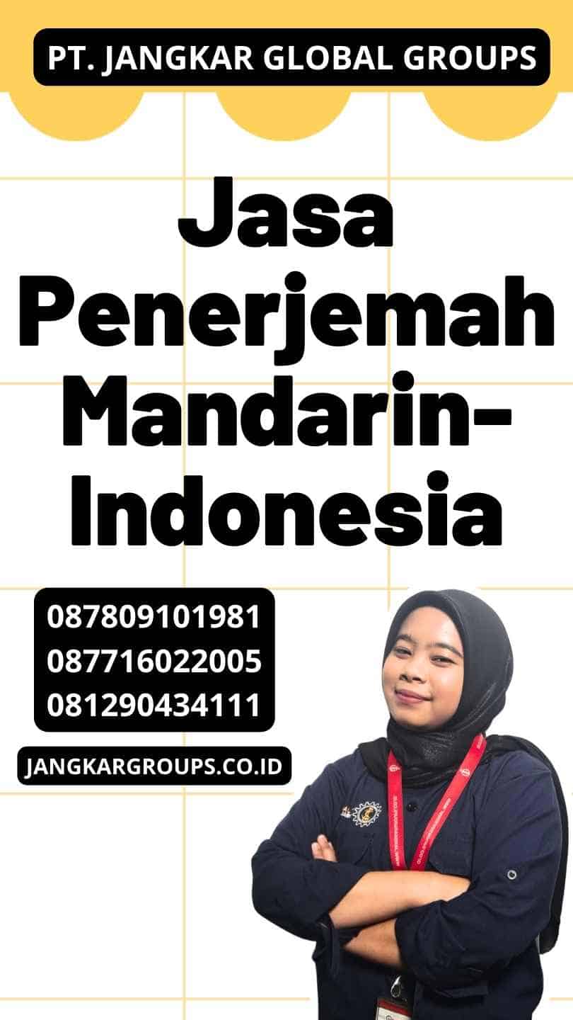 Jasa Penerjemah Mandarin-Indonesia